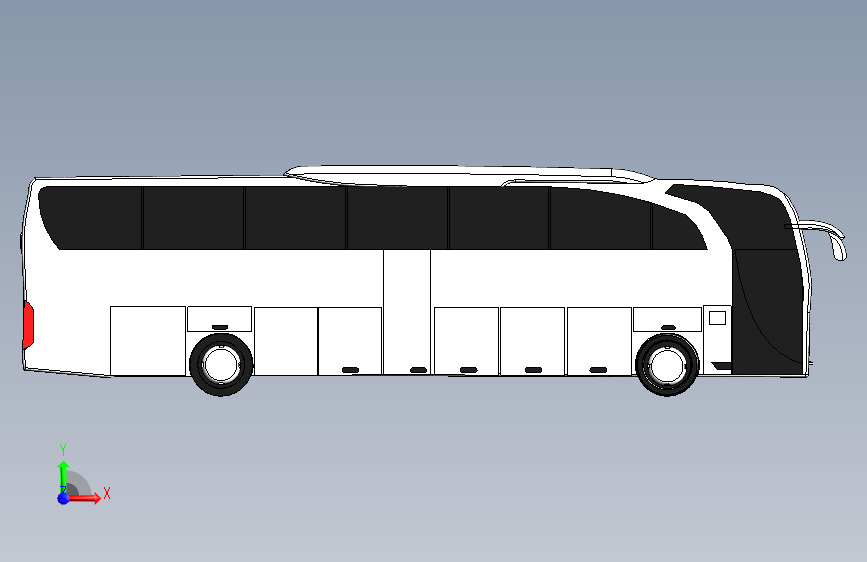 G057297-巴士 (33)=巴士大巴汽车 正面视图