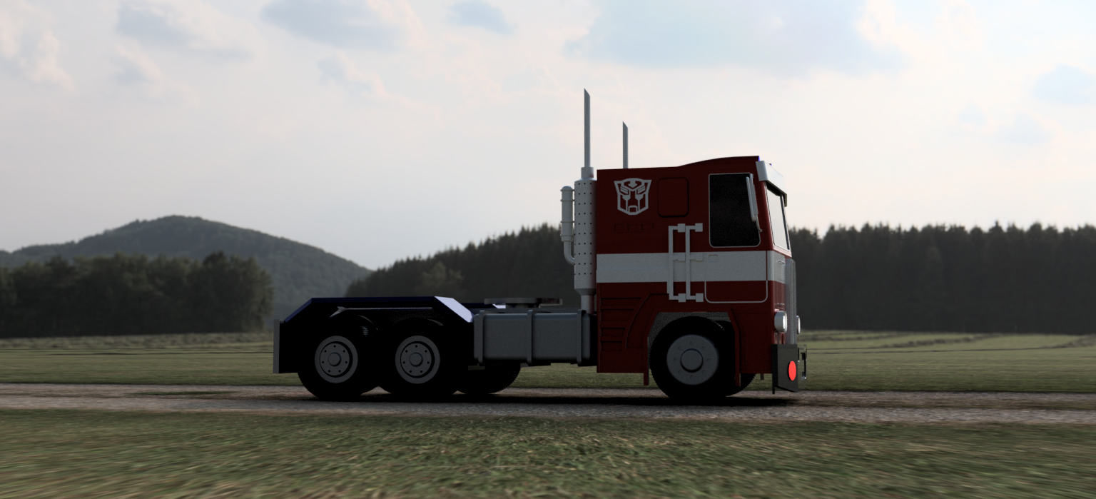 G057458-擎天柱-福莱纳 Fl86 卡车=巴士大巴汽车