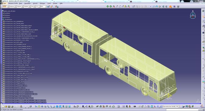 G057530-自动巴士 - CATIA V5-6 R2016=巴士大巴汽车
