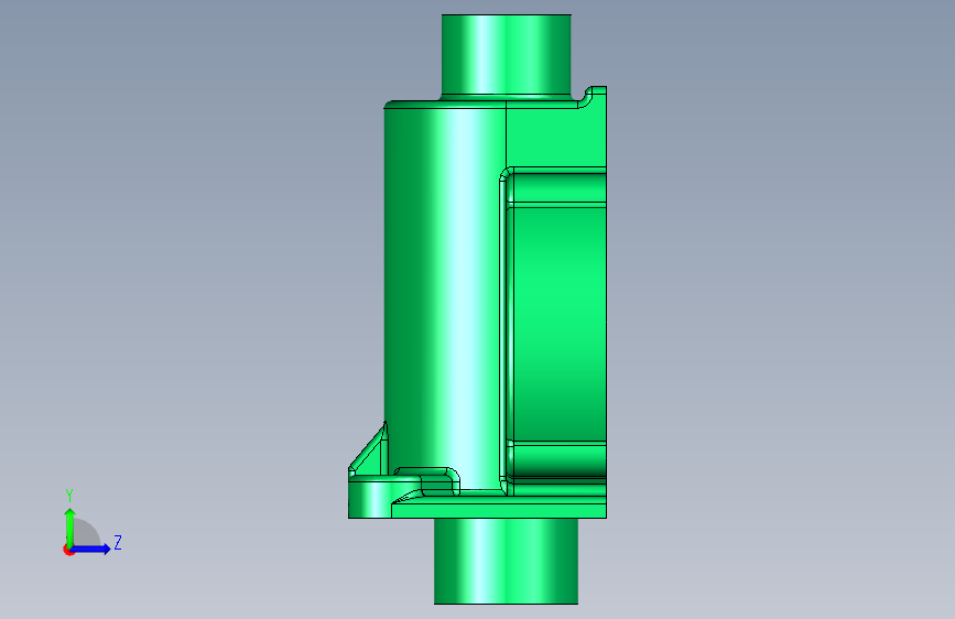 G043200-3D+CAD+基础练习_输送机盖_输送机支架盖_Autodesk+Inventor+Pro=输送机 左侧视图