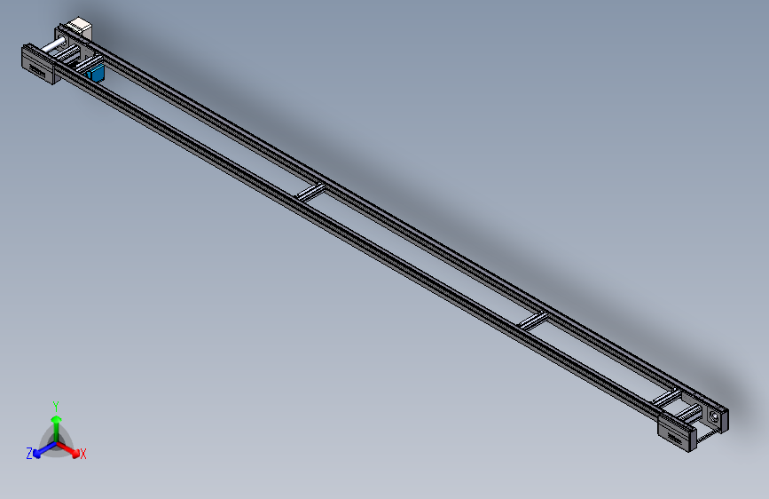 G043404-Flat+Belt+Conveyor+(B320-Lx)for+Pallet+Conveyor+System=输送机