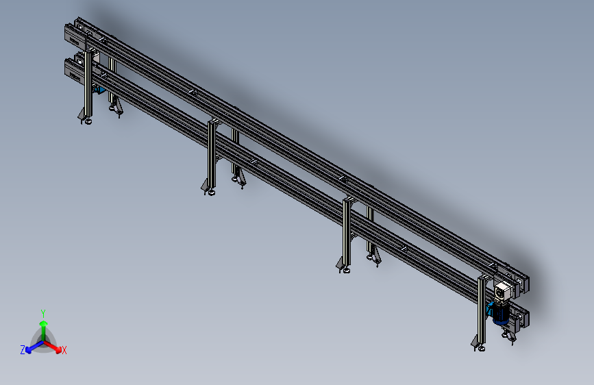 G043405-Flat+Belt+Pallet+Conveyor=输送机
