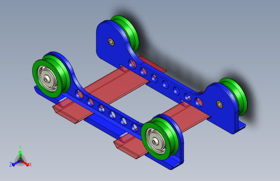 G043426-3D+Printer+Filament+Roller(HEATSERT+VERSION)=集装箱容器