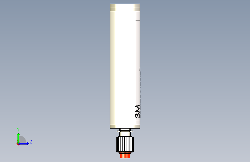 G043435-3M环氧树脂胶粘剂容器=集装箱容器 左侧视图