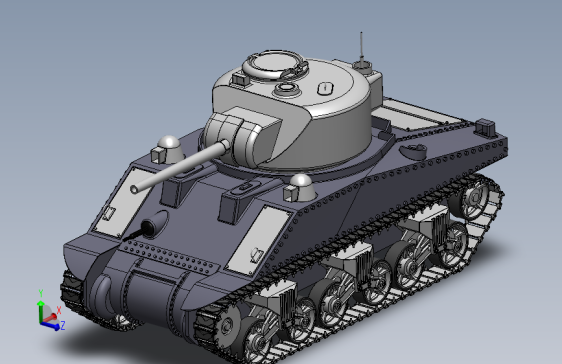 G057602-M4A4谢尔曼坦克=坦克装甲车