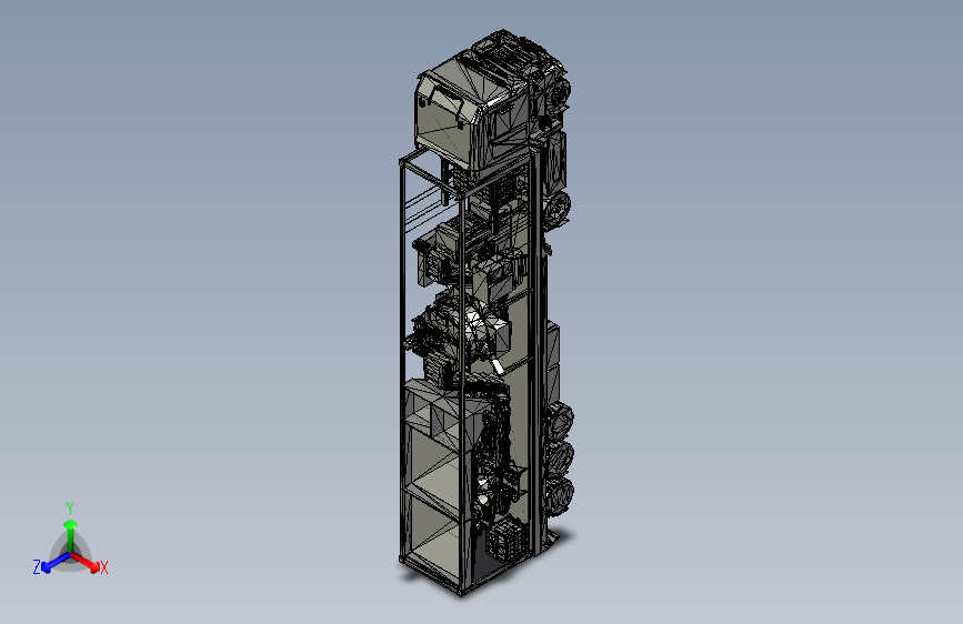 G043570-45英尺拖车上的迷你工厂运输=集装箱容器