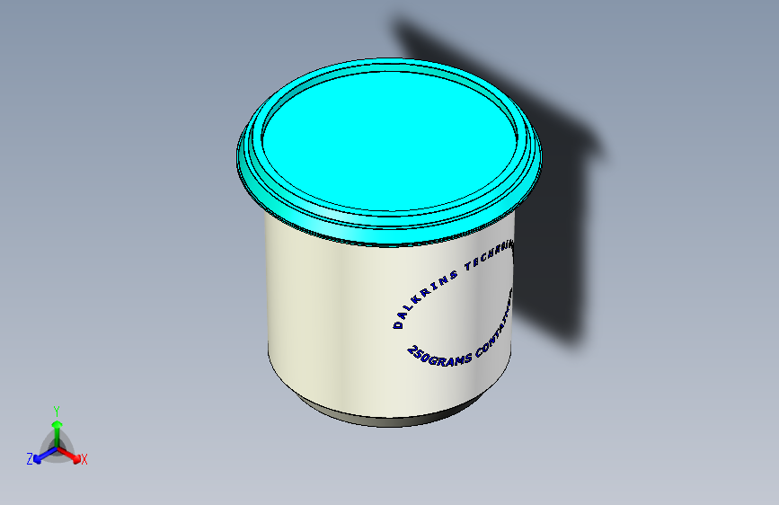 G043586-250克食品PP容器=集装箱容器