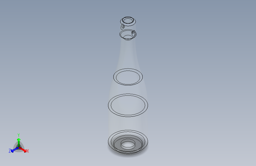 G043625-bottle4+与夹紧盖闭合装置一起使用=集装箱容器