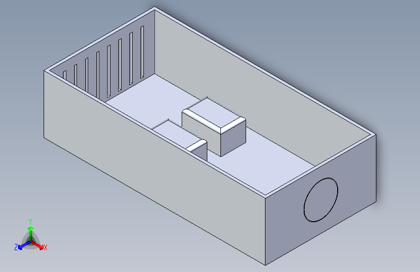 G043641-CFD+风扇冷却集成电路单元=集装箱容器