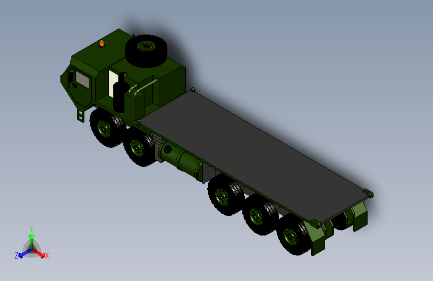 G043715-Hemtt+A4+军用集装箱卡车=集装箱容器