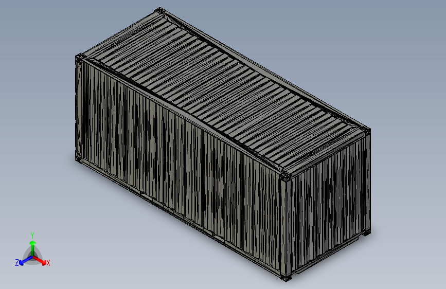 G043751-ISO+容器+6米+(20英尺)+-+标准=集装箱容器
