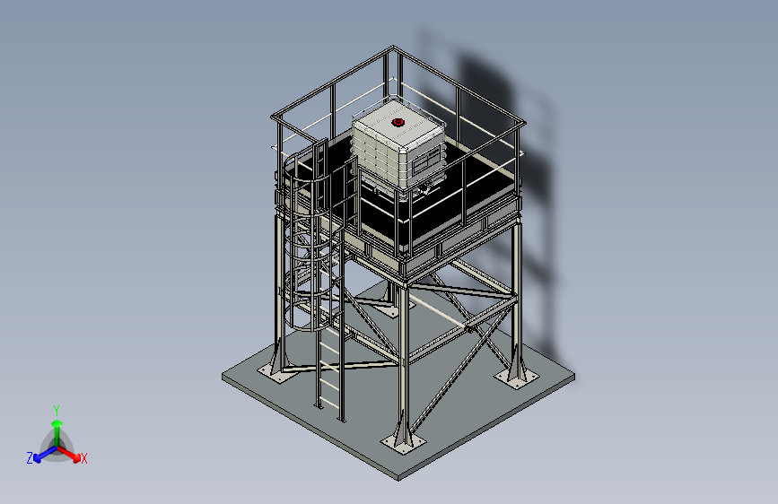 G043775-metal+structure+for+oil+tank=集装箱容器