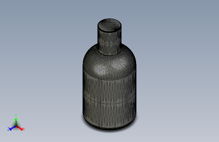 G043765-Le+Labo香水玻璃瓶3D模型=集装箱容器