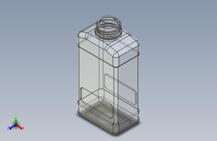 G043851-Square+Water+Bottle=集装箱容器