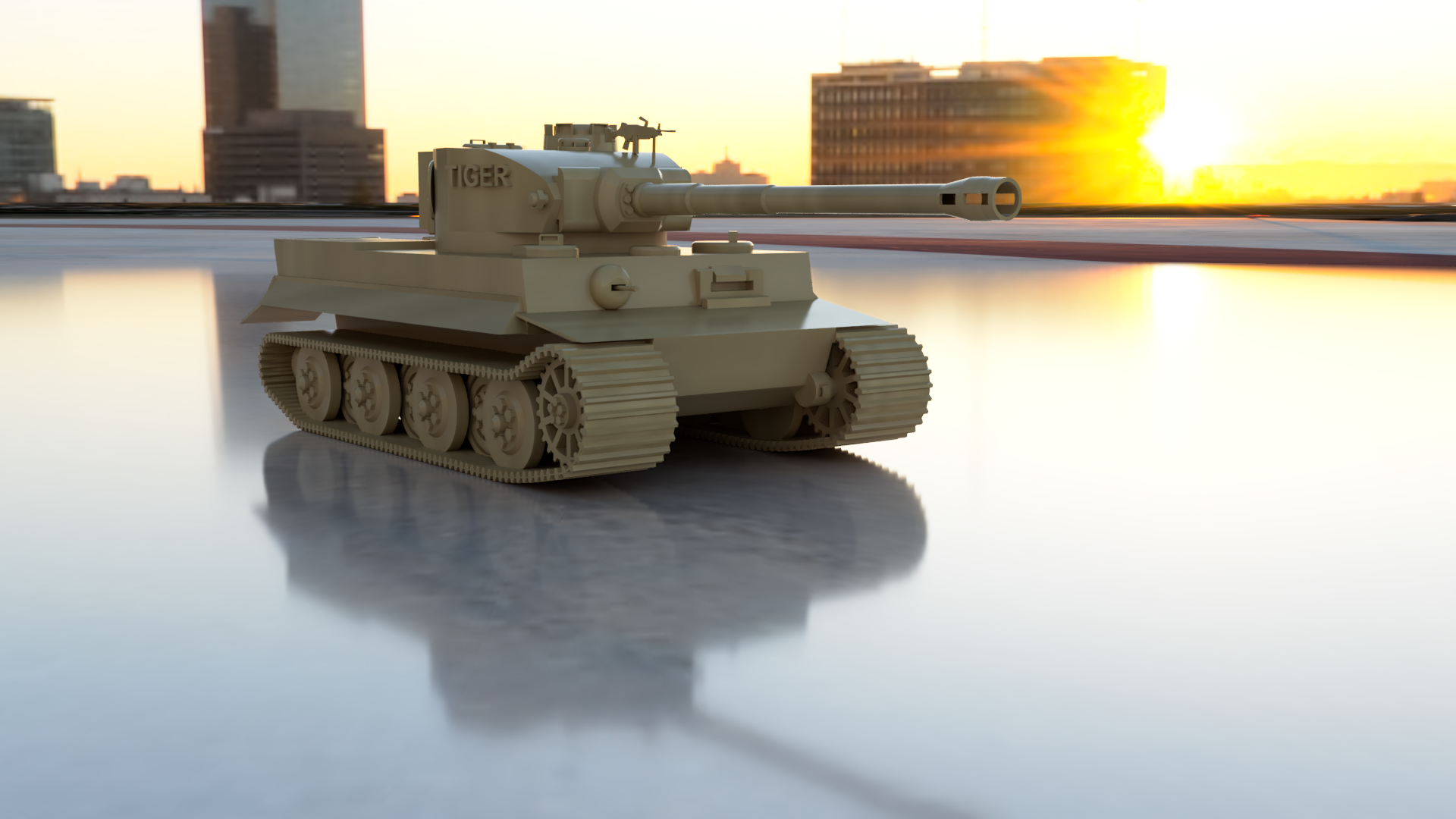 G057667-德国坦克虎=坦克装甲车