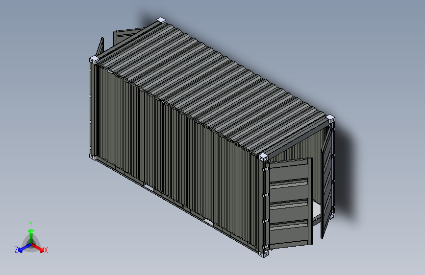G044470-集装箱+20英尺+高3000毫米=集装箱容器