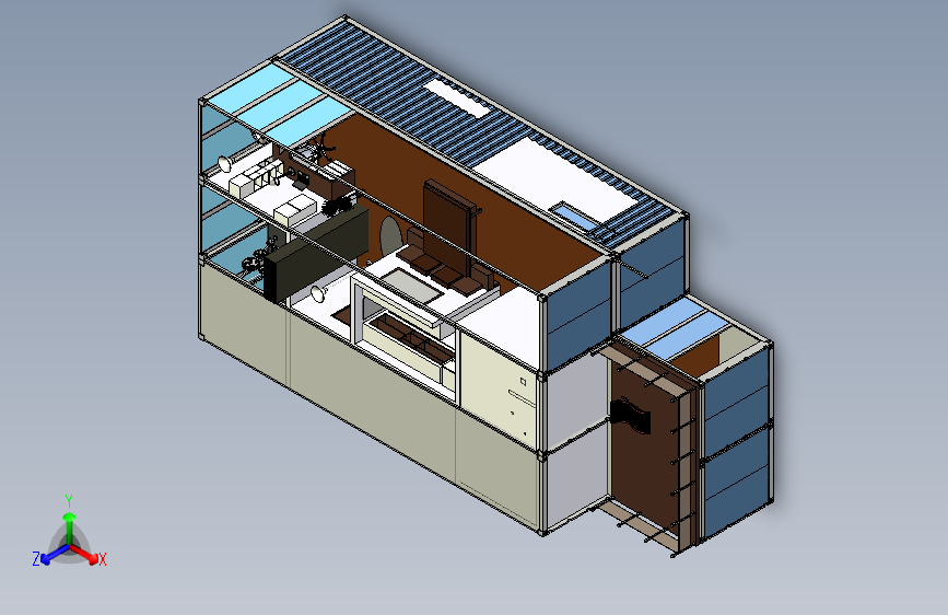 G044511-集装箱房屋+-+5x40''=集装箱容器