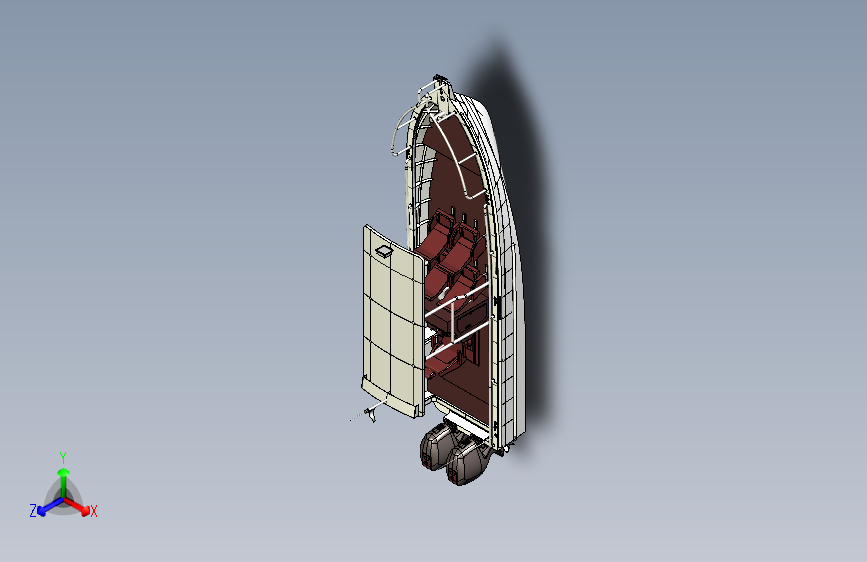 G045981-8MTRS工作船=轮船船体
