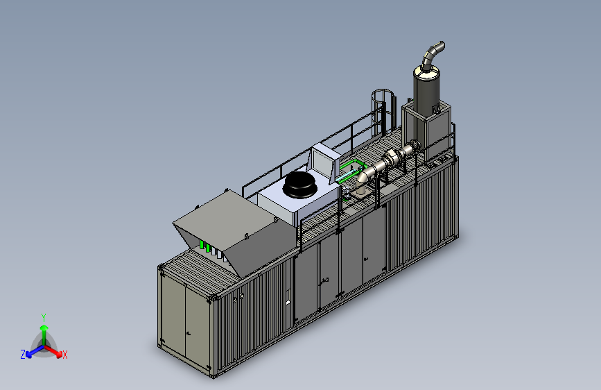 G045002-燃气动力+Combined+Heat+and+Power+(CHP)+机=集装箱容器