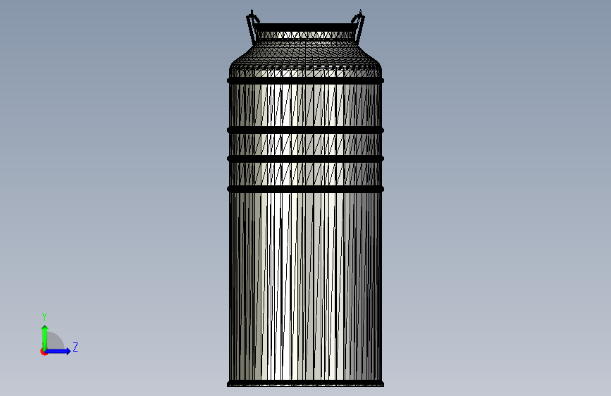 G045095-容器。=集装箱容器 左侧视图