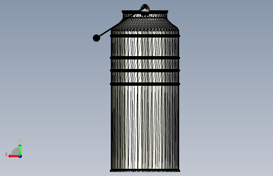 G045095-容器。=集装箱容器 背面视图