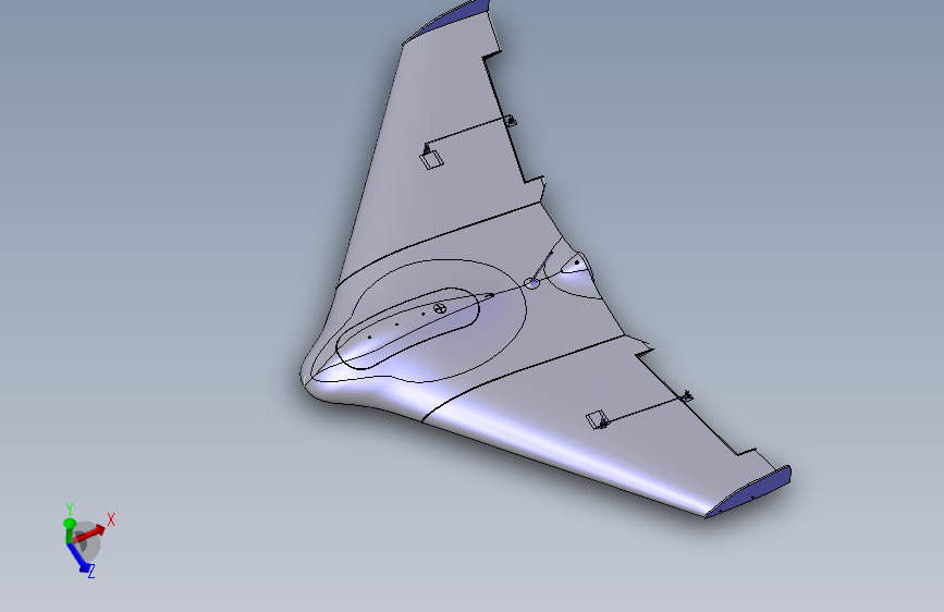 LE Agriculteur UAV无人机模型3D图纸 Solidworks设计