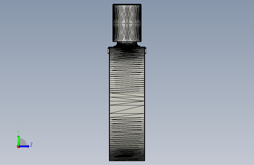 G045466-椭圆形方形迪普蒂克香水瓶带盖=集装箱容器 左侧视图