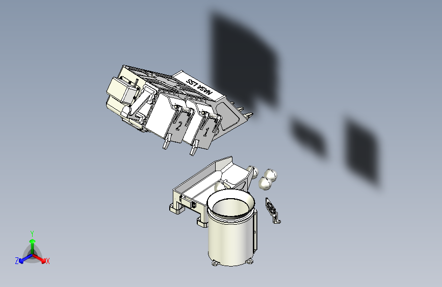 G045910-[月球+regolith+收割者]+美国国家航空航天局月球采样系统=集装箱容器