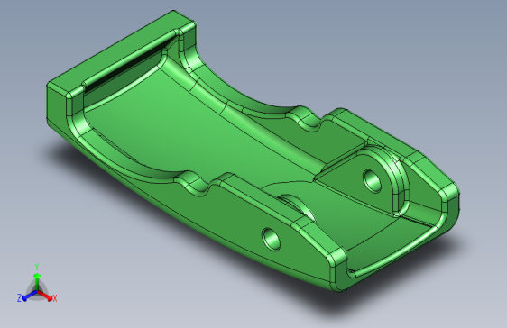 G045942-3D可打印船用发动机盖夹=轮船船体