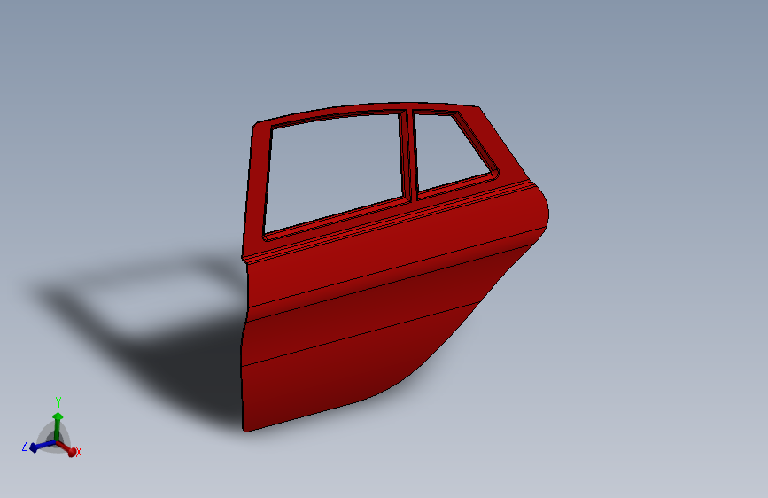 G057937-车门 (Solidworks 2016)=汽车车身车门引擎盖