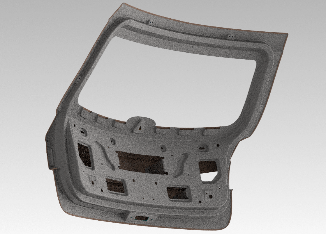 G058008-后门总成=汽车车身车门引擎盖