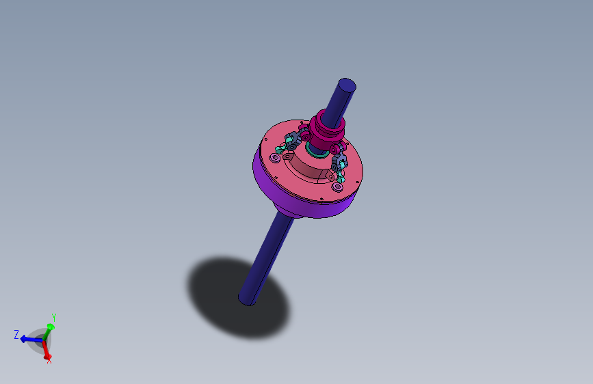 多片式离合器总成3D模型 Catia设计
