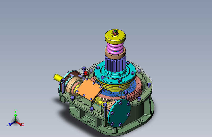安全离合器+蜗轮组合3D模型图纸 SolidWorks设计 三维数模