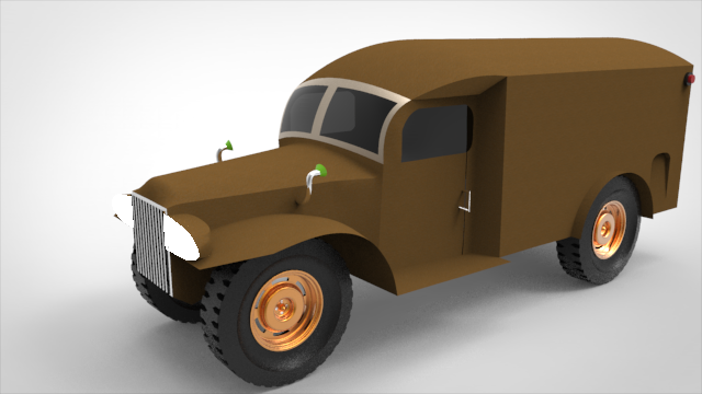 G058180-1970年代末期的军用卡车=卡车吊车