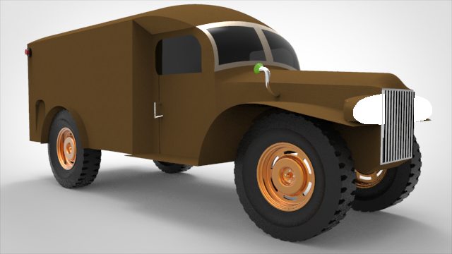 G058180-1970年代末期的军用卡车=卡车吊车