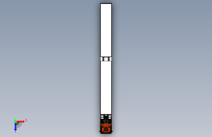 G058276-半挂车=卡车吊车 俯视图