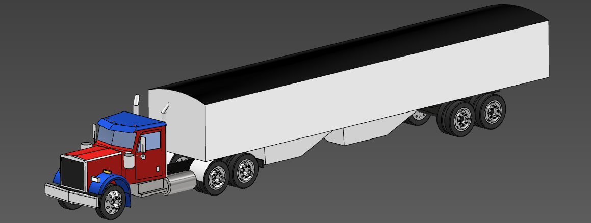 G058372-谷物卡车=卡车吊车