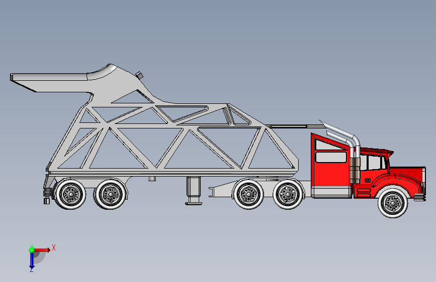 G058486-卡车 (53)=卡车吊车 俯视图