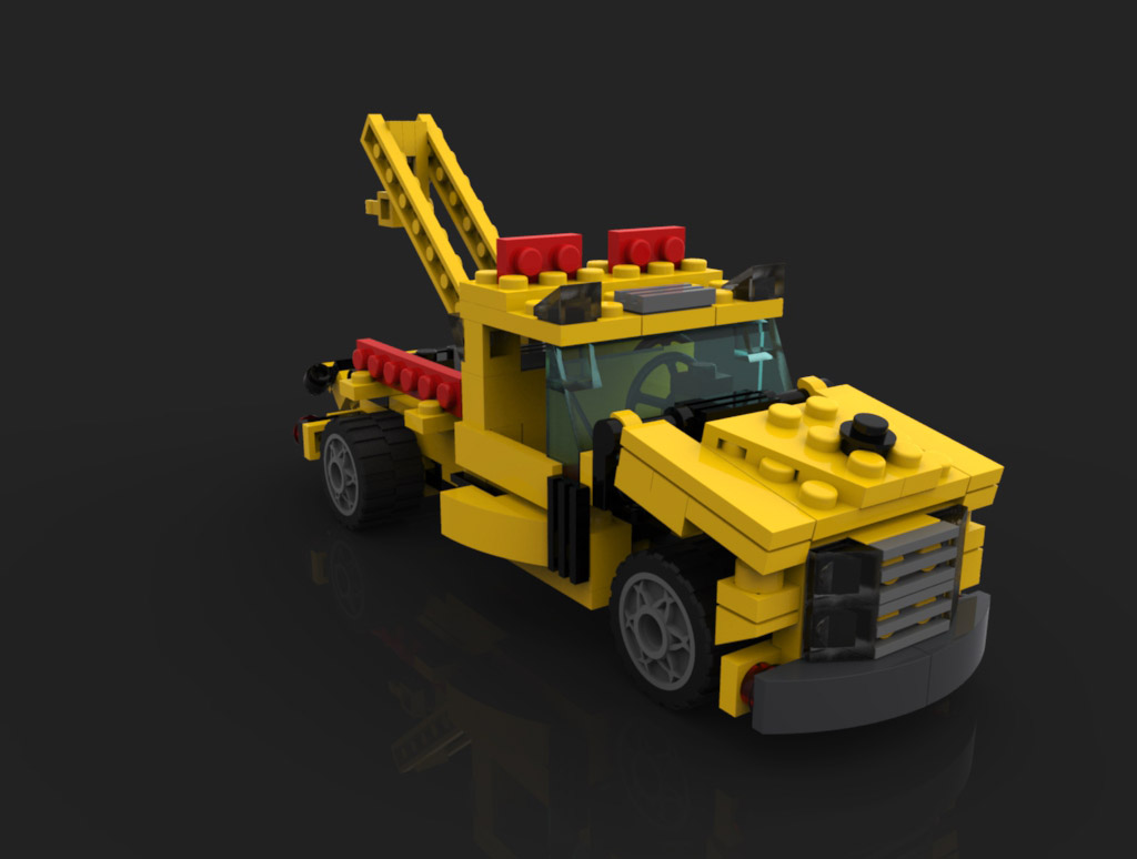 G058651-乐高拖车=卡车吊车