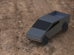 G058824-特斯拉 Cyber Truck (1)=卡车吊车