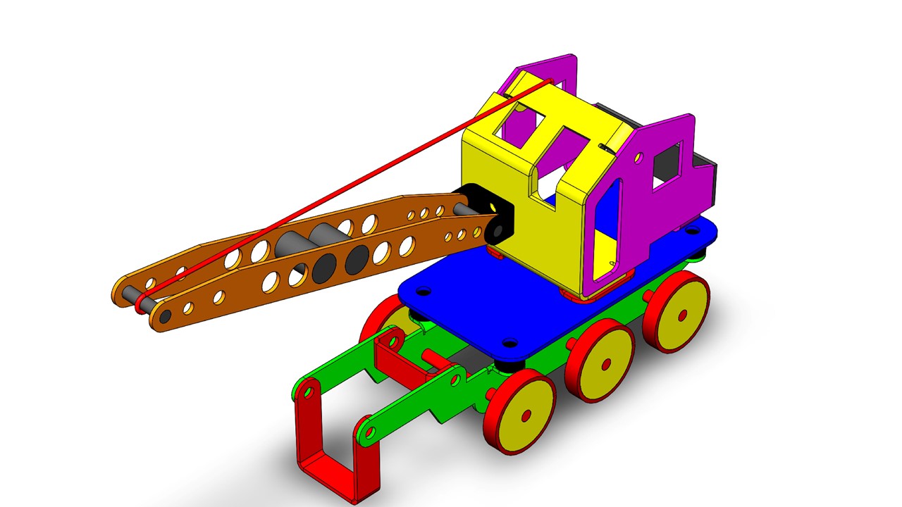 G058874-玩具起重机=卡车吊车