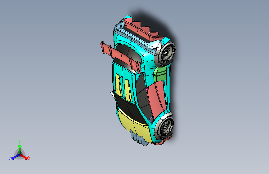 G059184-CyDesign B组拉力赛车=汽车轿车SUV