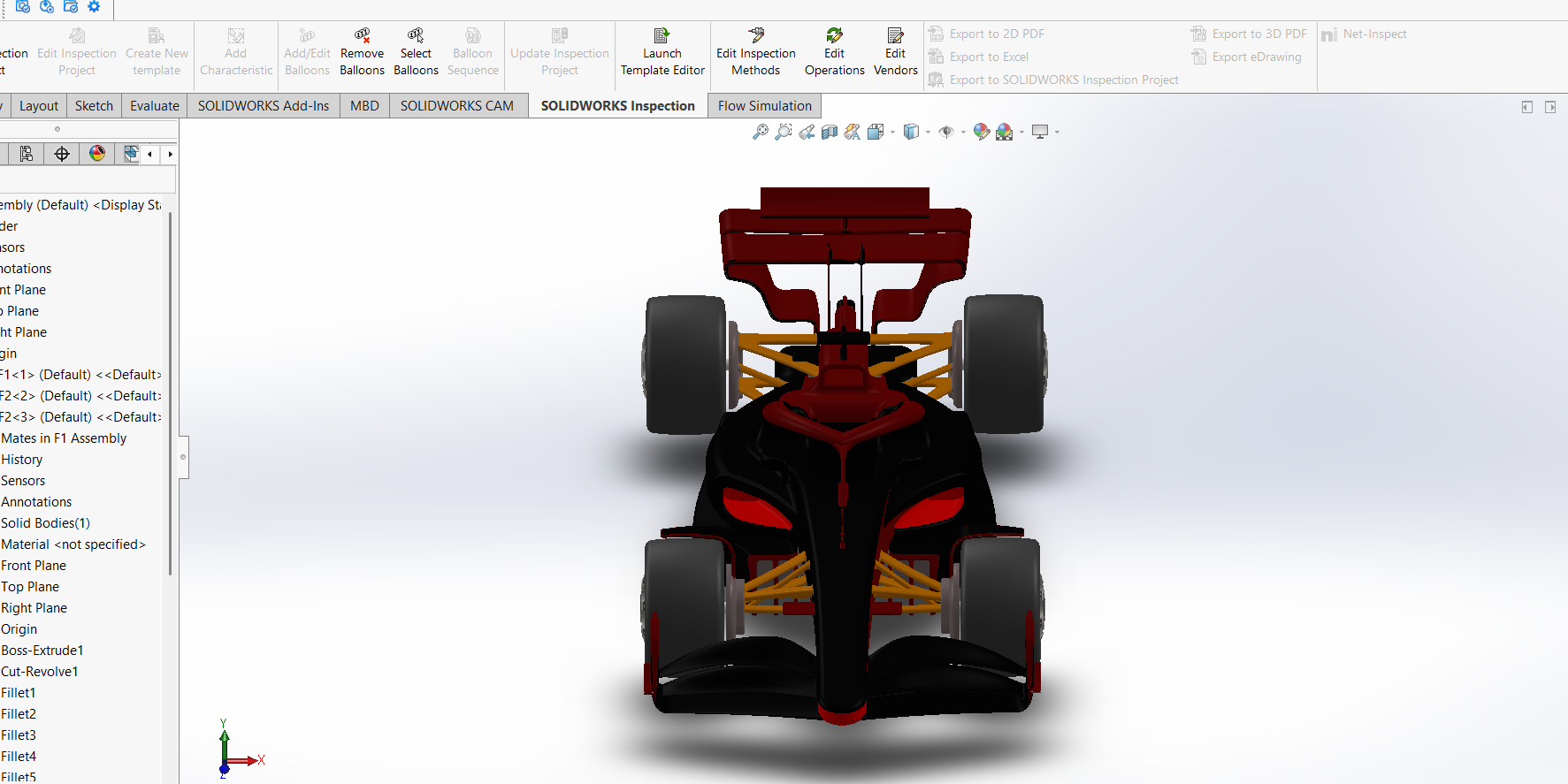G059257-F1赛车Solidworks=汽车轿车SUV