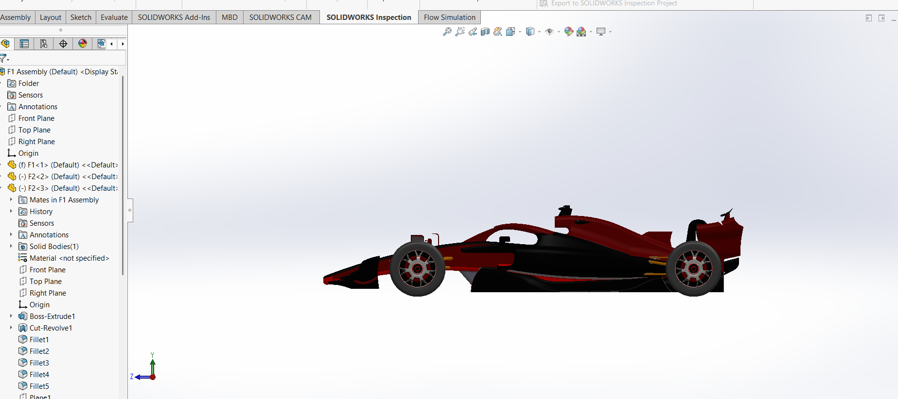 G059257-F1赛车Solidworks=汽车轿车SUV