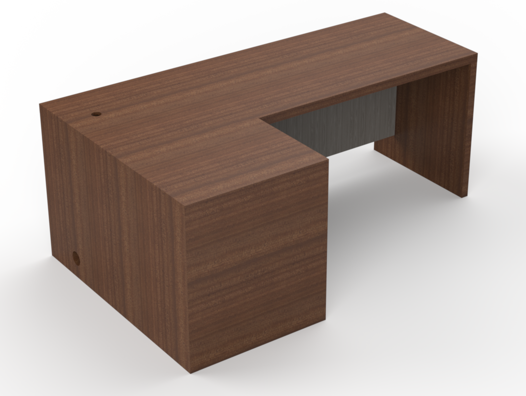 L(办公表)的办公桌