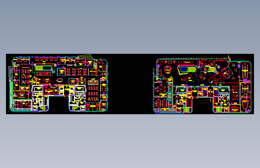办公室布局方案CAD52