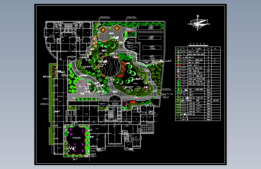 某商住楼屋顶花园设计施工图