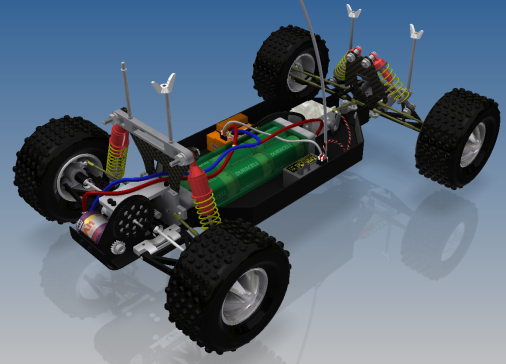 G060522-旧遥控车（Autodesk Inventor）=汽车轿车SUV