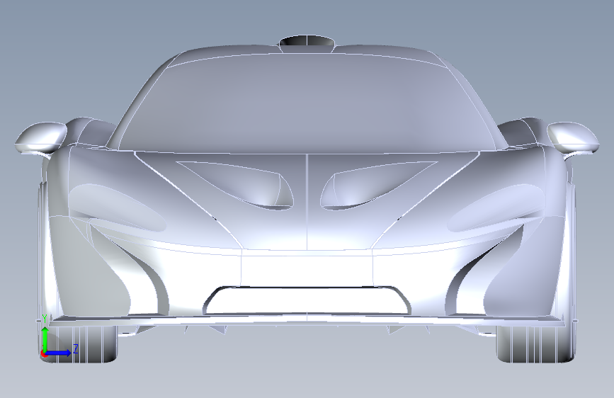 G060848-迈凯轮P1=汽车轿车SUV 左侧视图
