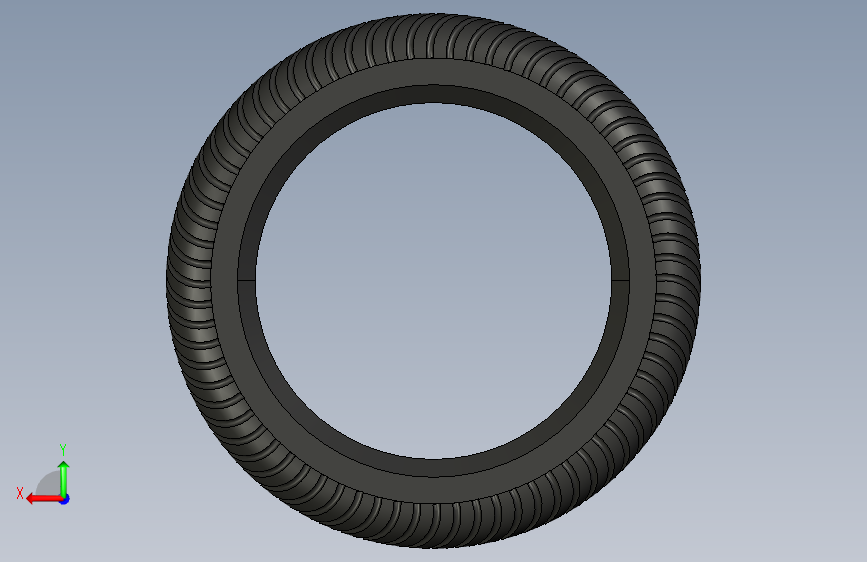3D建模的轮胎带有人字形花纹 _ Creo Parametric
